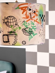 Multi Easy Fit Graffiti Pendant Lamp Shade - Image 3 of 5