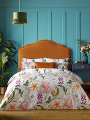 Graham & Brown Multi Botanical Bright Duvet Cover and Pillowcase Set - Image 1 of 6