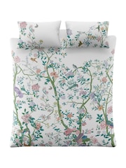 Graham & Brown Green Chinoiserie Garden Duvet Cover and Pillowcase Set - Image 6 of 6
