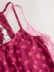 Розовый в горошек/сердце - Набор из 2 комбинаций - Изображение 10 11