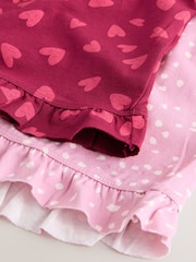 Розовый в горошек/сердце - Набор из 2 комбинаций - Изображение 11 11