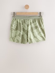 Blue/Sage Green Floral Short Sleeve Pyjamas Set 2 Pack - Image 5 of 8