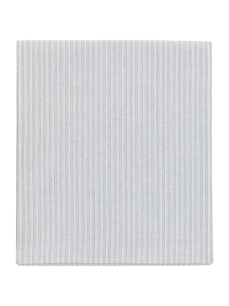 Gallery Home Grey Woven Striped Large Table Runner - Image 5 of 5 Gallery Home Grey Woven Striped Large Table Runner - Image 5 of 5