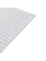 Gallery Home Grey Woven Striped Placemats 4 Pack - Image 5 of 6