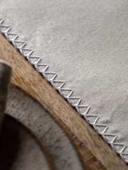 Gallery Home Cream Large Linen Effect Table Runner - Image 2 of 5