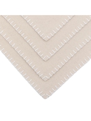 Gallery Home 4 Pack Cream Linen Effect Placemat - Image 6 of 6