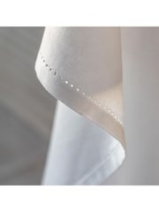 Gallery Home White Small Classic Tablecloth - Image 3 of 6