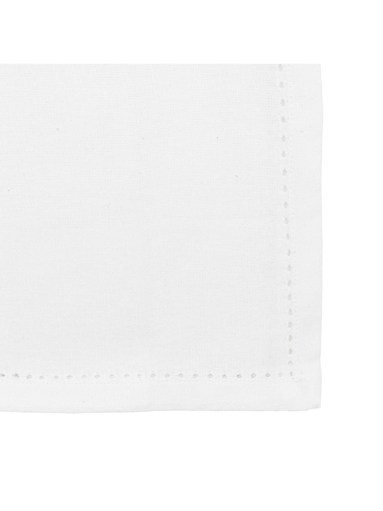 Gallery Home White Small Classic Tablecloth - Image 4 of 4 Gallery Home White Small Classic Tablecloth - Image 4 of 4