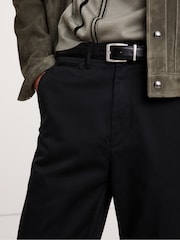 Banana Republic Green/Black Relaxed Stretch Chino - Image 2 of 2