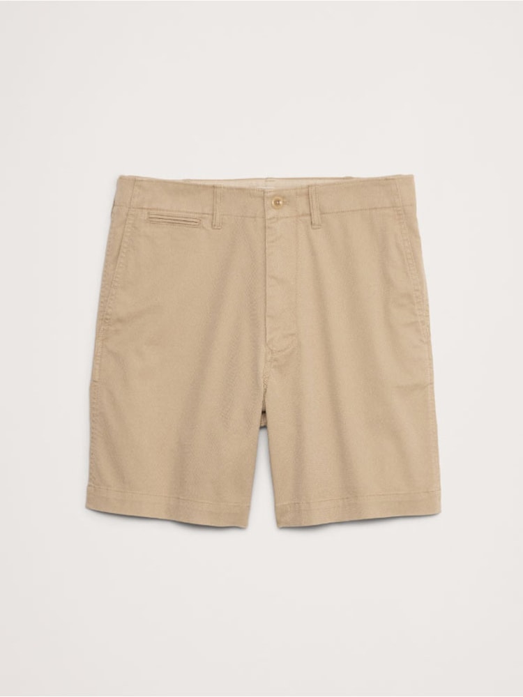 Banana Republic Beige 7" Stretch Chino Shorts - Image 3 of 3