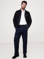 Banana Republic Navy Blue Authentic Relaxed Trousers - Image 1 of 4