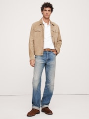 Banana Republic White Cotton Short Sleeve Polo Shirt - Image 3 of 4