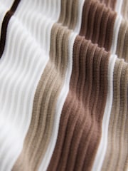 Neutral Smart Vertical Stripe T-Shirt - Image 2 of 3