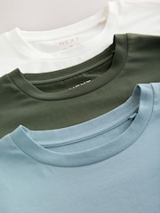 Azul/neutro/verde - Colour Blocking T-Shirts 3 Pack - Imagen 6 de 6