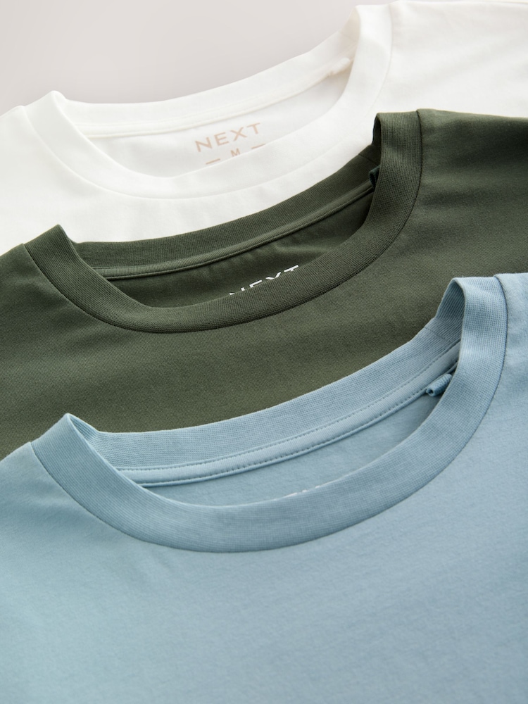 Azul/neutro/verde - Colour Blocking T-Shirts 3 Pack - Imagen 6 de 6