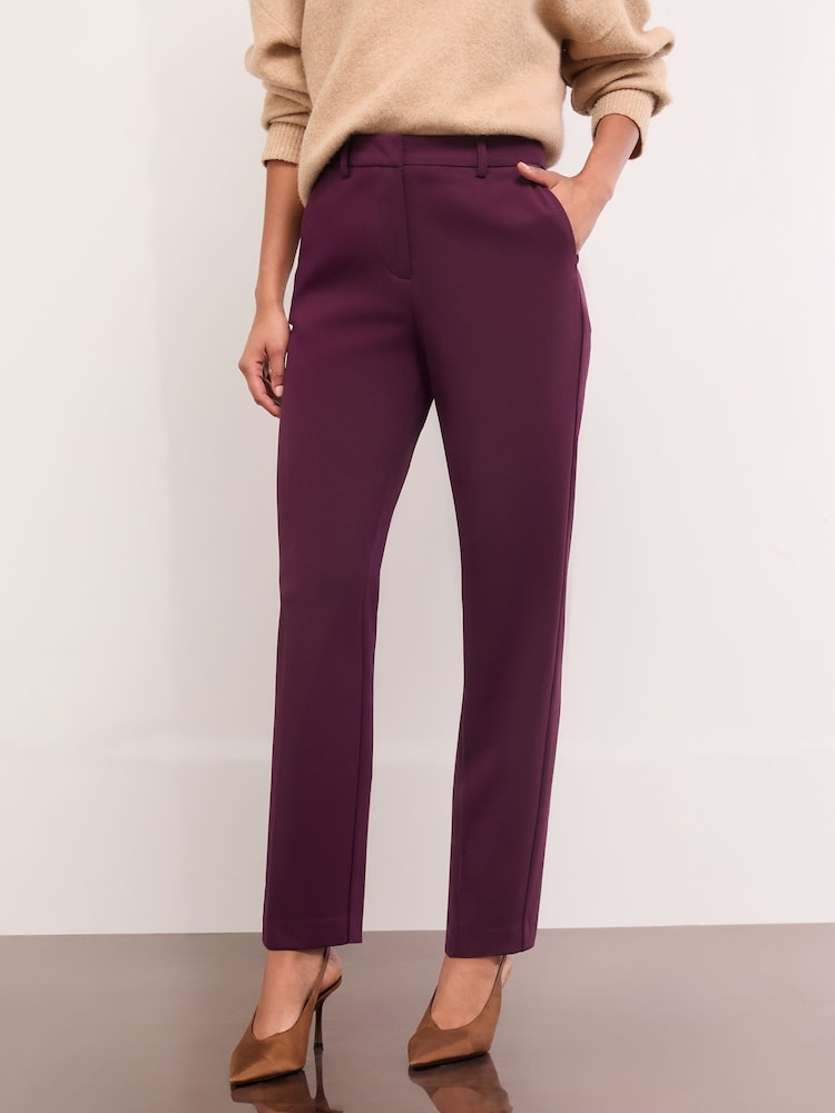 Rojo burdeos - Pantalones tapered de corte sartorial de Lipsy - Imagen 1 de 4 Rojo burdeos - Pantalones tapered de corte sartorial de Lipsy - Imagen 1 de 4