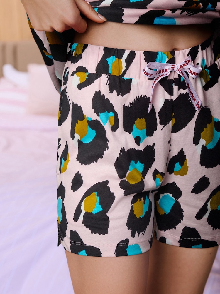 Eleanor Bowmer Print T-Shirt and Shorts Pyjamas Set - Image 4 of 4