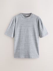 Marga gris - Corte amplio - Camiseta de tejido grueso - Imagen 6 de 8