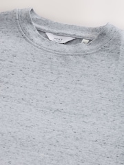 Marga gris - Corte amplio - Camiseta de tejido grueso - Imagen 8 de 8