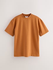 Amber Yellow Relaxed Fit Heavyweight T-Shirt - Image 1 of 3