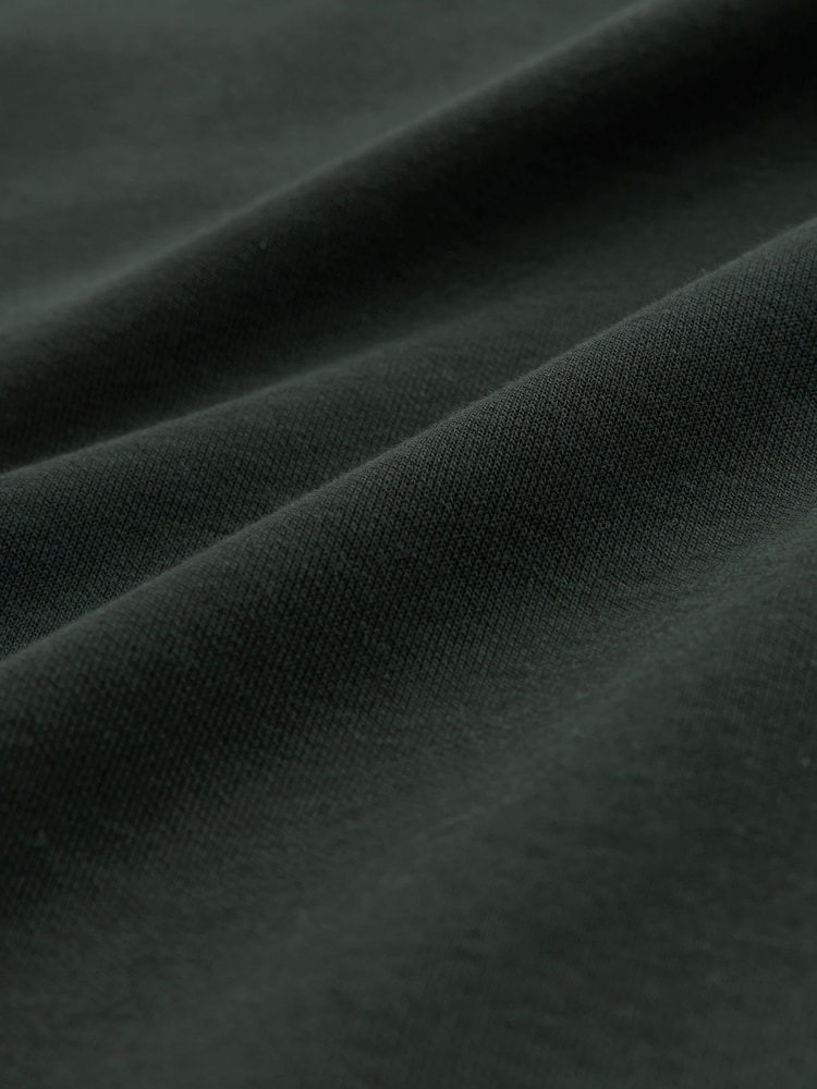 Green Olive Regular Fit Smart Soft Touch Heavyweight T-Shirt - Image 3 of 3