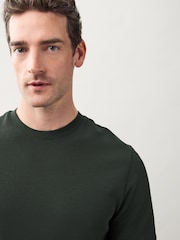 Azeitona verde - Ajuste regular - Camiseta pesada Smart Soft Touch - Imagem 4 de 7