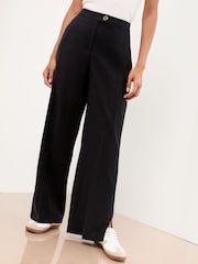 Lipsy Black Wide Leg Trousers - Image 3 of 4