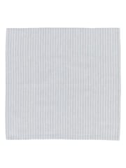 Gallery Home Grey Woven Striped Napkins 4 Pack - Image 4 of 6