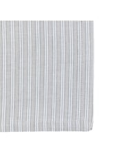 Gallery Home Grey Woven Striped Napkins 4 Pack - Image 5 of 6