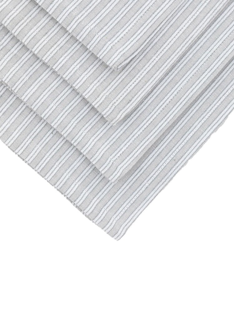 Gallery Home Grey Woven Striped Napkins 4 Pack - Image 6 of 6