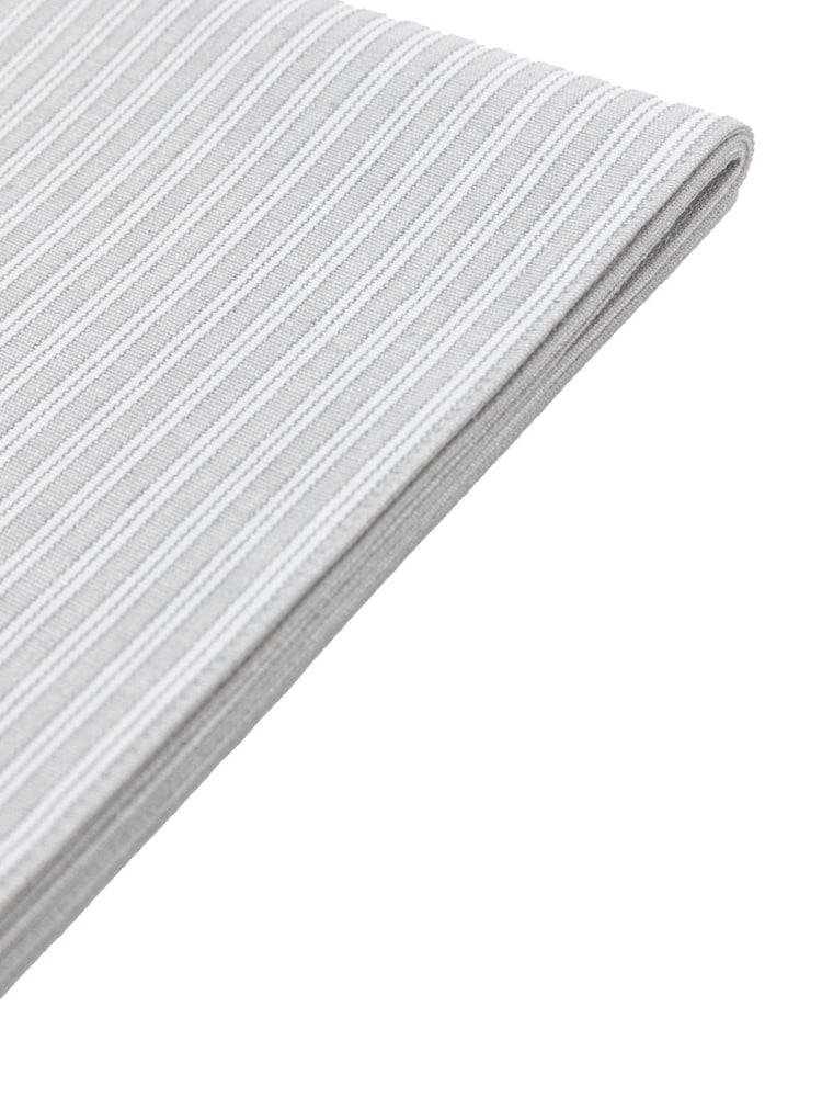 Gallery Home Grey Woven Striped Small Table Runner - Image 6 of 6