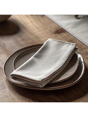 Gallery Home 4 Pack Cream Linen Effect Napkins - Image 1 of 4