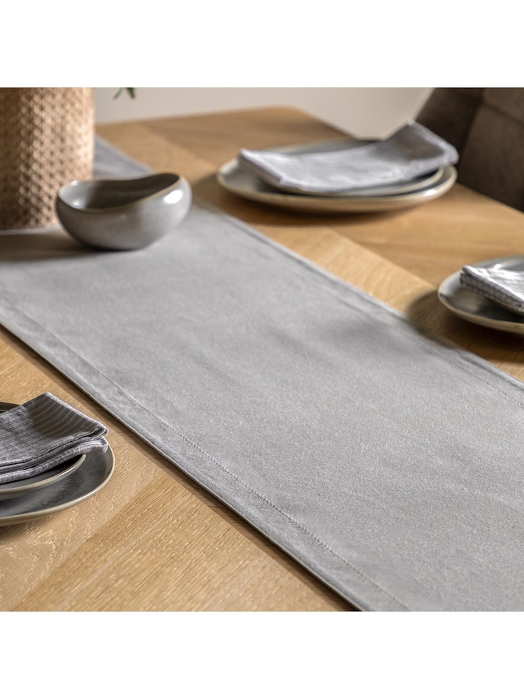 Gallery Home Grey Dove Table Runner - Image 1 of 6