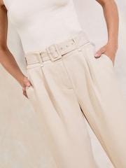 Lipsy Stone Barrel Leg Trousers - Image 2 of 4