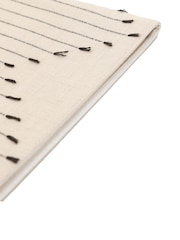 Gallery Home White Diamond Weave Small Table Runner - Image 5 of 6