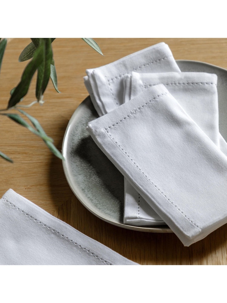 Gallery Home White White Classic Napkin - Image 1 of 6 Gallery Home White White Classic Napkin - Image 1 of 6