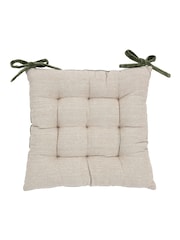 Gallery Home Green Cotton Velvet Seatpad - Image 8 of 10