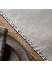 Gallery Home Cream Linen Effect Small Table Runner - Image 2 of 6