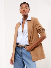 Lipsy Camel Relaxed Blazer - Image 1 of 4