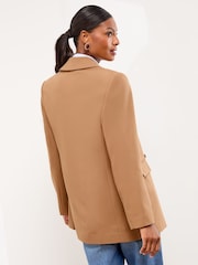 Lipsy Camel Relaxed Blazer - Image 2 of 4