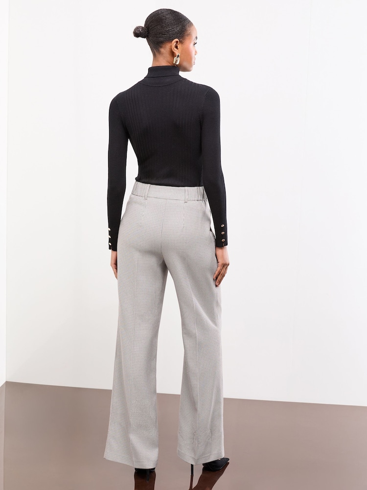 Lipsy Grey Check Trousers - Image 4 of 4
