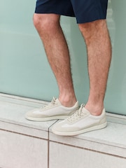 Neutral Casual Knitted Trainers - Image 2 of 6