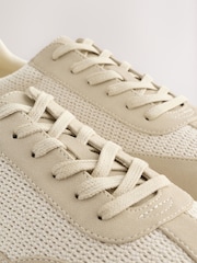 Neutral Casual Knitted Trainers - Image 5 of 6