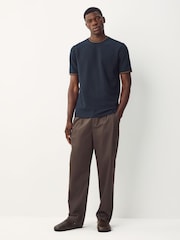 Navy Tipped T-Shirt - Image 3 of 8