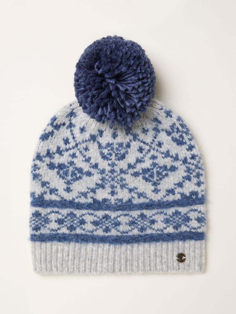 FatFace Pattern Bobble Hat - Slika 1 iz 2