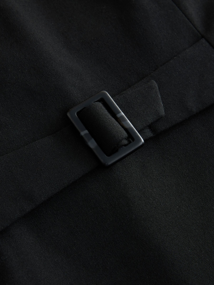 Black Tailored Waistcoat with Wool - Image 3 of 3