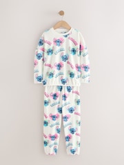 White Lilo & Stitch Cosy Fleece Pyjamas (3-16yrs) - Image 5 of 11