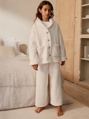 Cream Fleece Cardigans Set (3-16yrs) - Image 1 of 4
