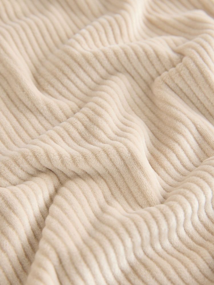 Cream Rib Cosy Fleece Pyjamas (9mths-16yrs) - Image 17 of 17