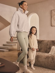 Cream Rib Cosy Fleece Pyjamas (9mths-16yrs) - Image 9 of 17
